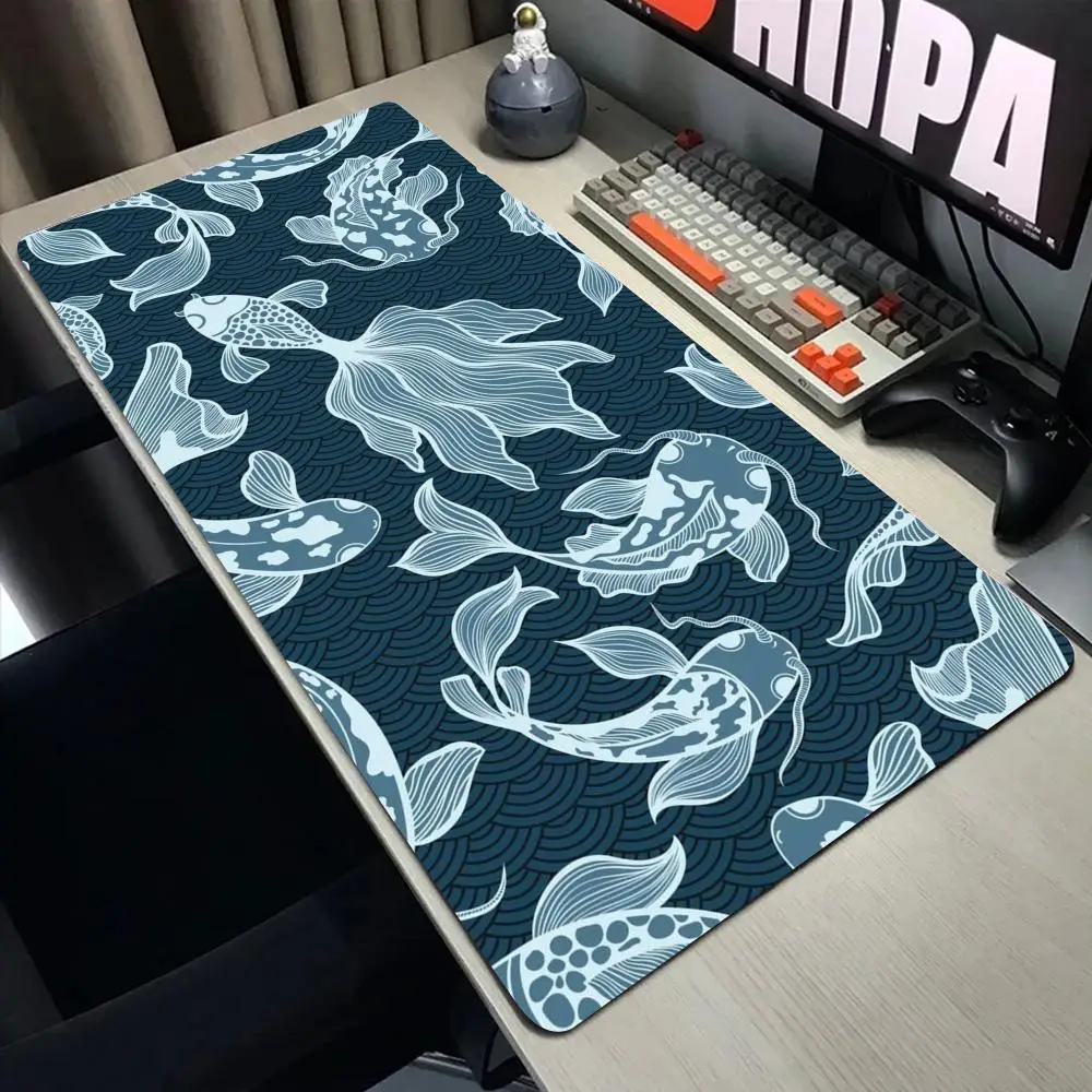 חמוד כרית koi דגים בסגנון יפני גיימר משחק כרית כרית אביזרים למחשב מקלדת מחשב נייד מקלדת גדול מחשב נייד לוח מהירות שולחן מהיר