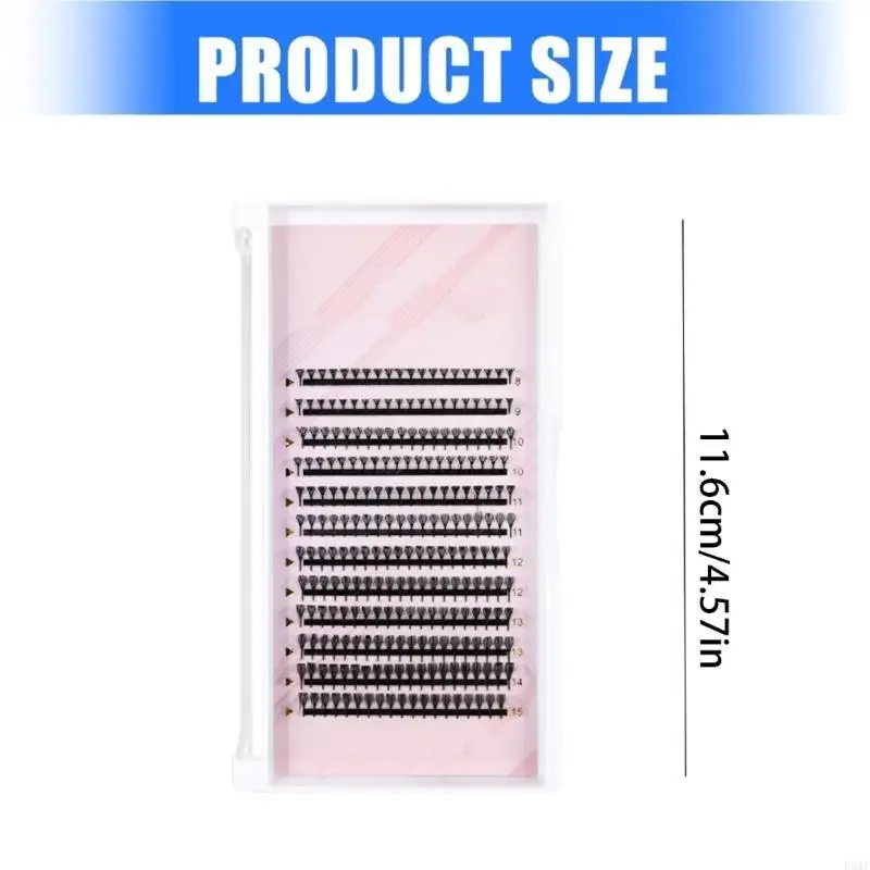 R3MF Lash Clusters Mangas Eyelashes Clusters DIY Eyelashes Extensions Anime Lashes
