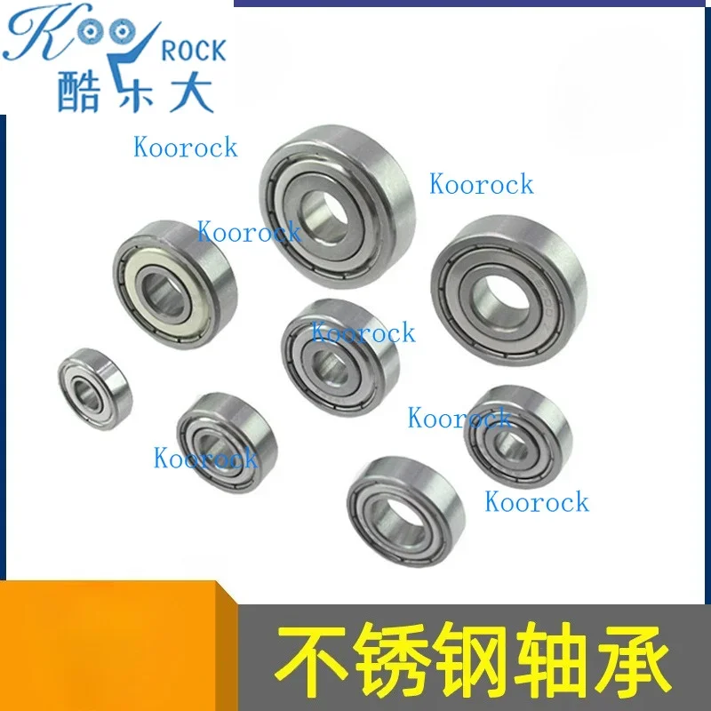 10 Pcs Stainless Steel Micro Sealed Bearings Hardened Wear Resistant Small Size Rust Prevention and Corrosion Resistance