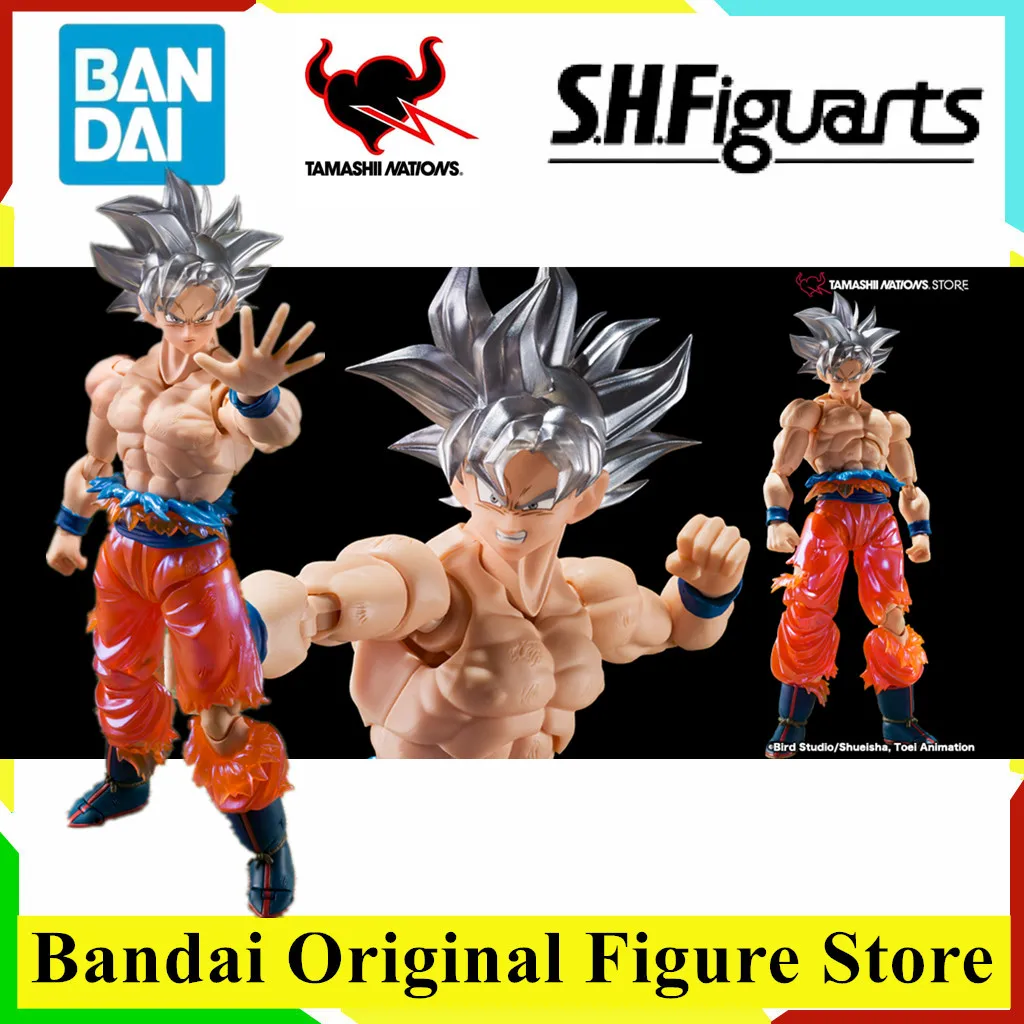 

Original BANDAI S.H.Figuarts SON GOKU Ultra ULTRA INSTINCT Action Figure Toys PVC Model Transcendent Limit Break Movable Joint