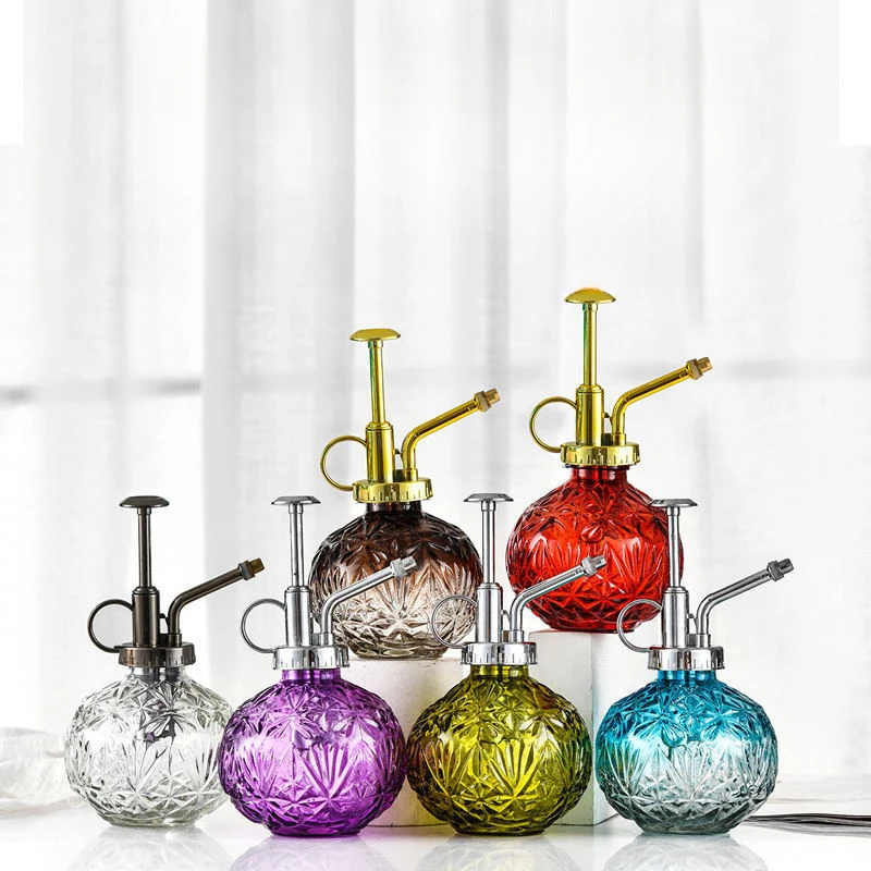 جديد تنقش ندفة الثلج الزجاج مسقاة للبستنة المنزل استخدام البخاخ سقي وعاء ديكور المنزل