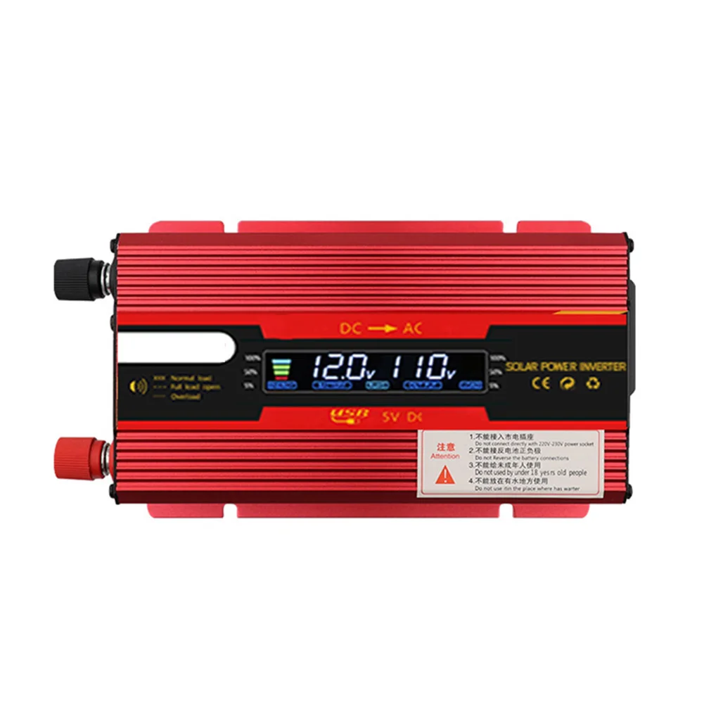 

Conversion Efficiency Inverter Set Inverter Set V V Car Inverter Conversion Efficiency Rated Power Display Red