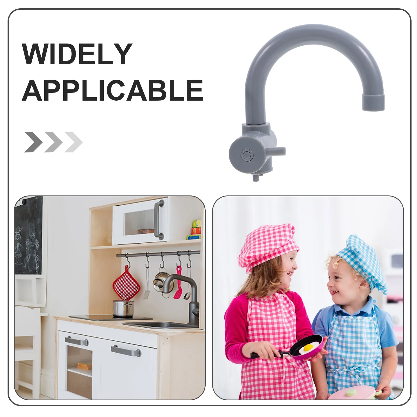 2 pçs crianças torneira da cozinha fingir jogar simulação interior ao ar livre role play acessórios de cozinha substituição