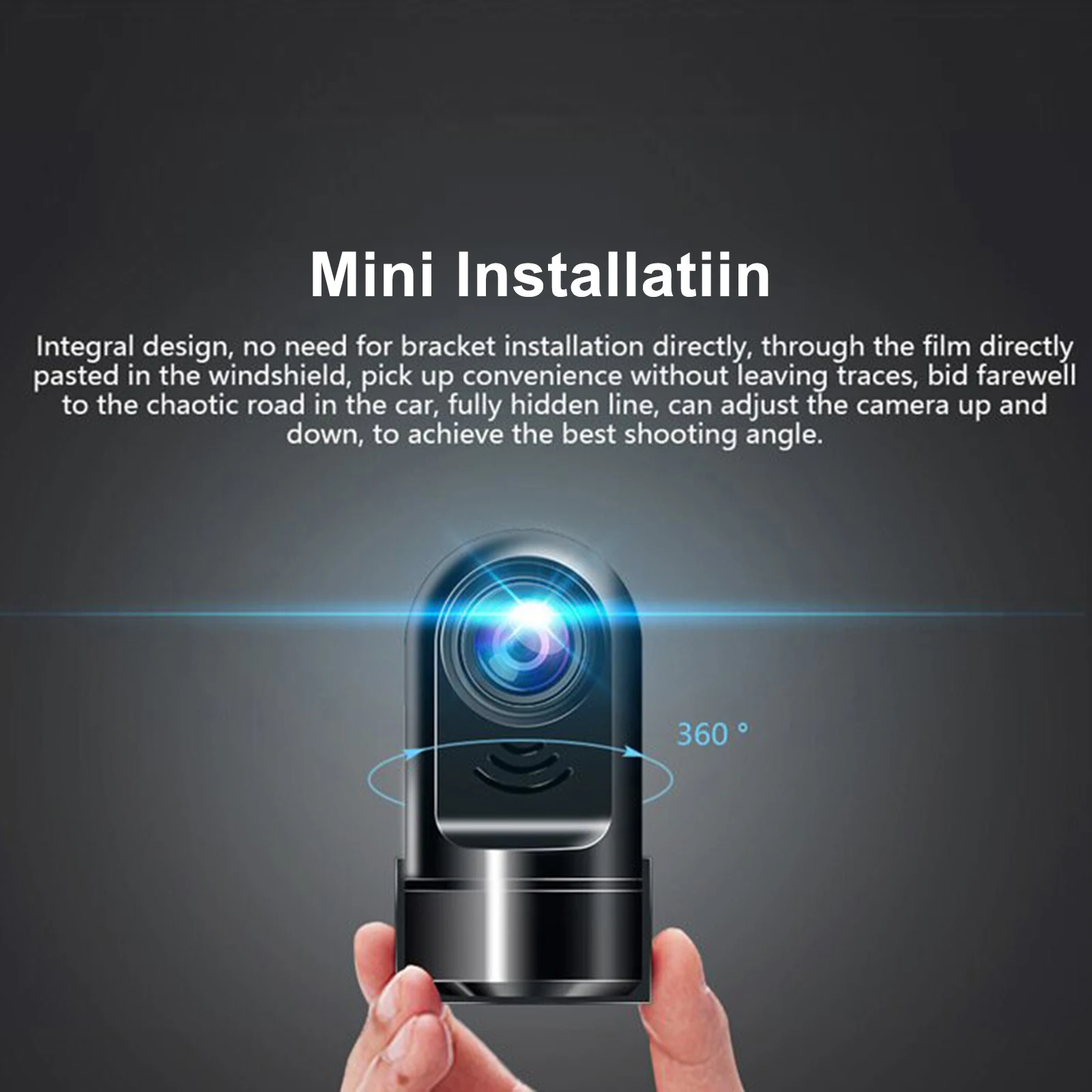 

Driving Recorder 1080*720P HD Navigation Car Recorder USB Connection ADAS Driver Alert System Car Recorder 24H Parking Monitor