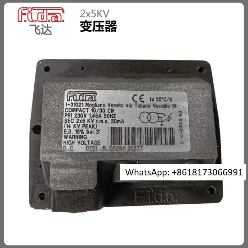 

Original imported FIDA ignition transformer 1 X8KV 2 X 5KV 10/30CM 8/20PM high-voltage package