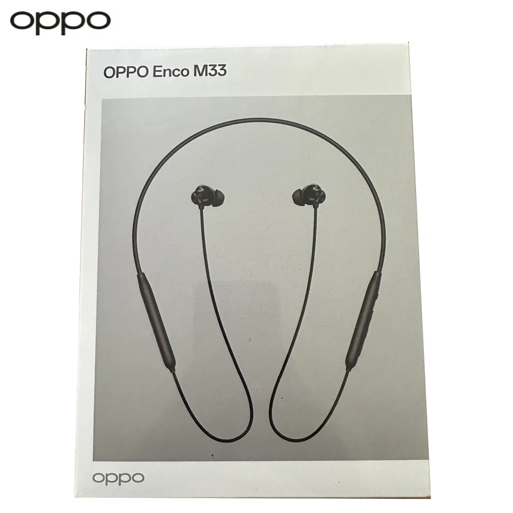 Original New OPPO Enco M33 Wirelesss Earphone 45dB Noise Cancelling Sports Wireless Heahphone 28 Hours Battery Life IP55