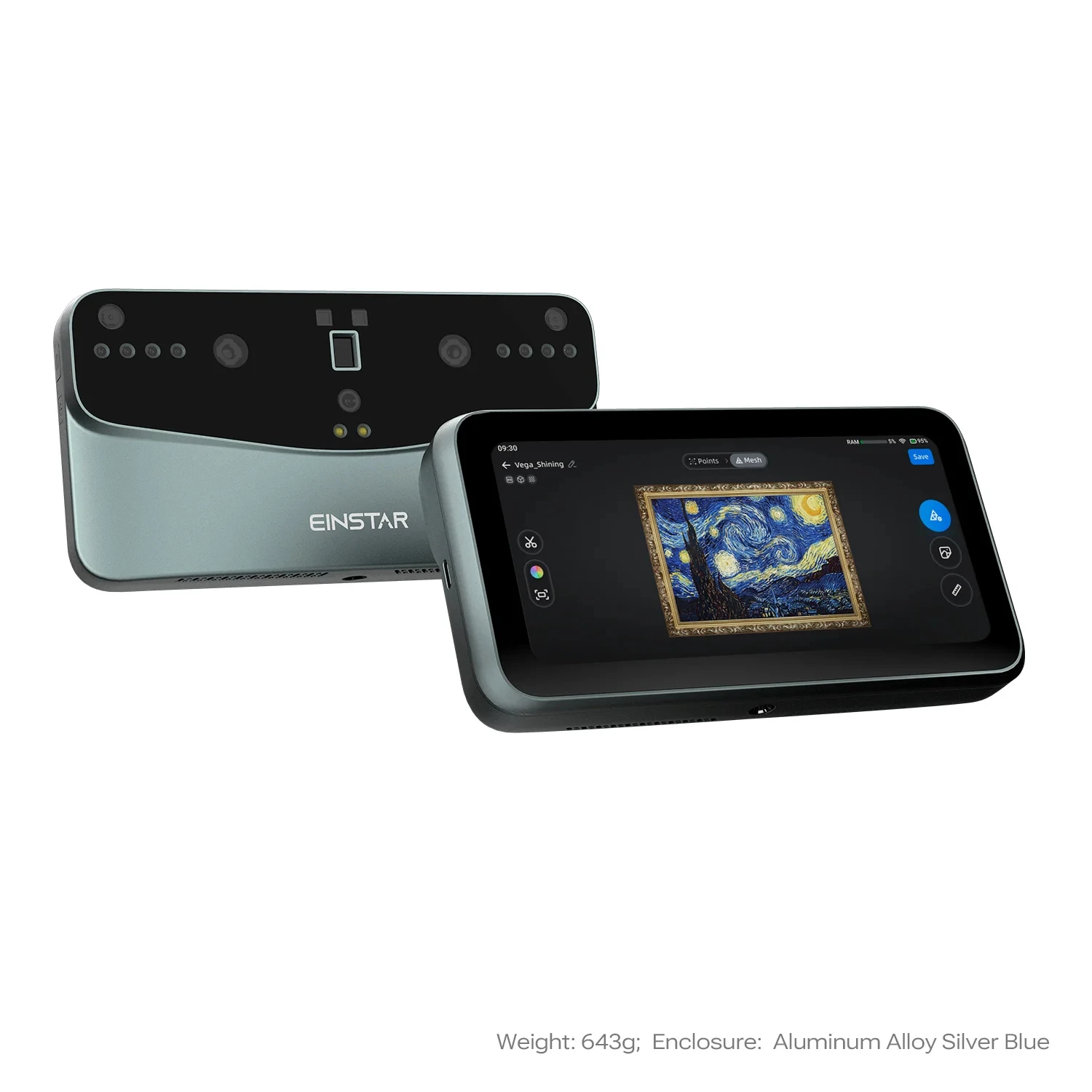 Shining Einstar Vega  Scanner High-Precision  Scanner Fast Versatile Outdoor-Ready 3D Scanner Handheld