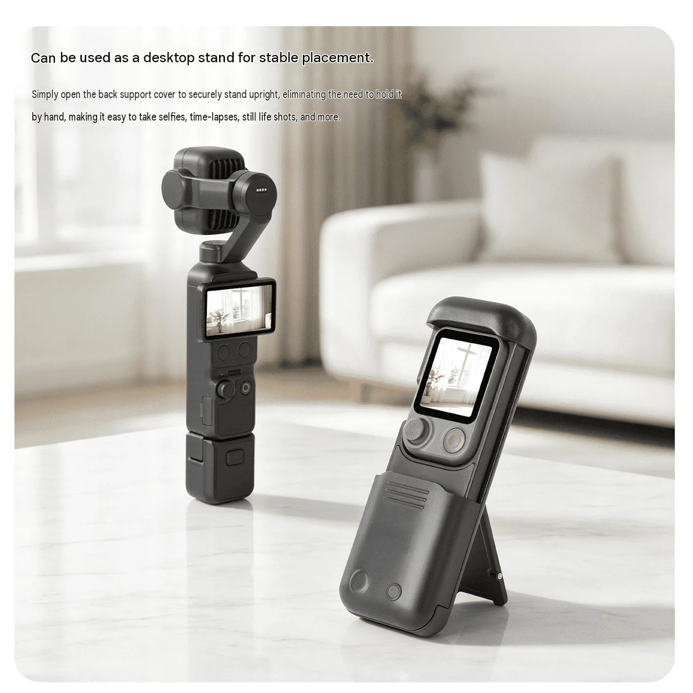 For DJI Pocket 4P Action Camera Viewfinder Remote Control Protective Case Remote Control Slide Cover Protective Case Photography