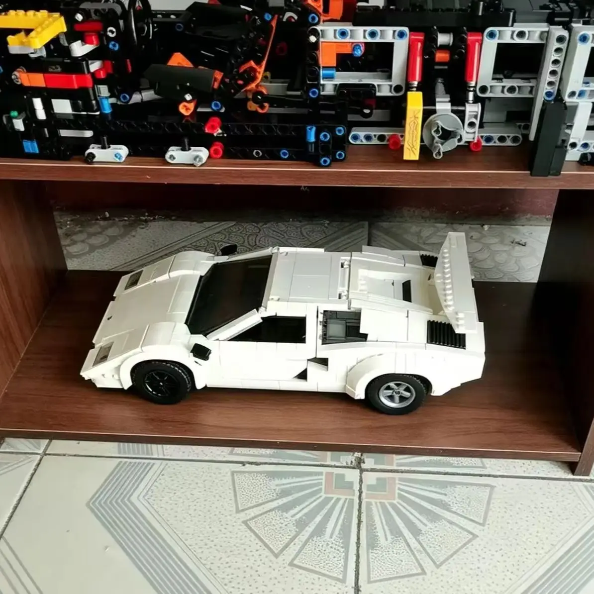Blocs de construction Countach 5000, modèle de course super rapide, collection classique, jouets, cadeaux d'anniversaire pour garçons, noël
