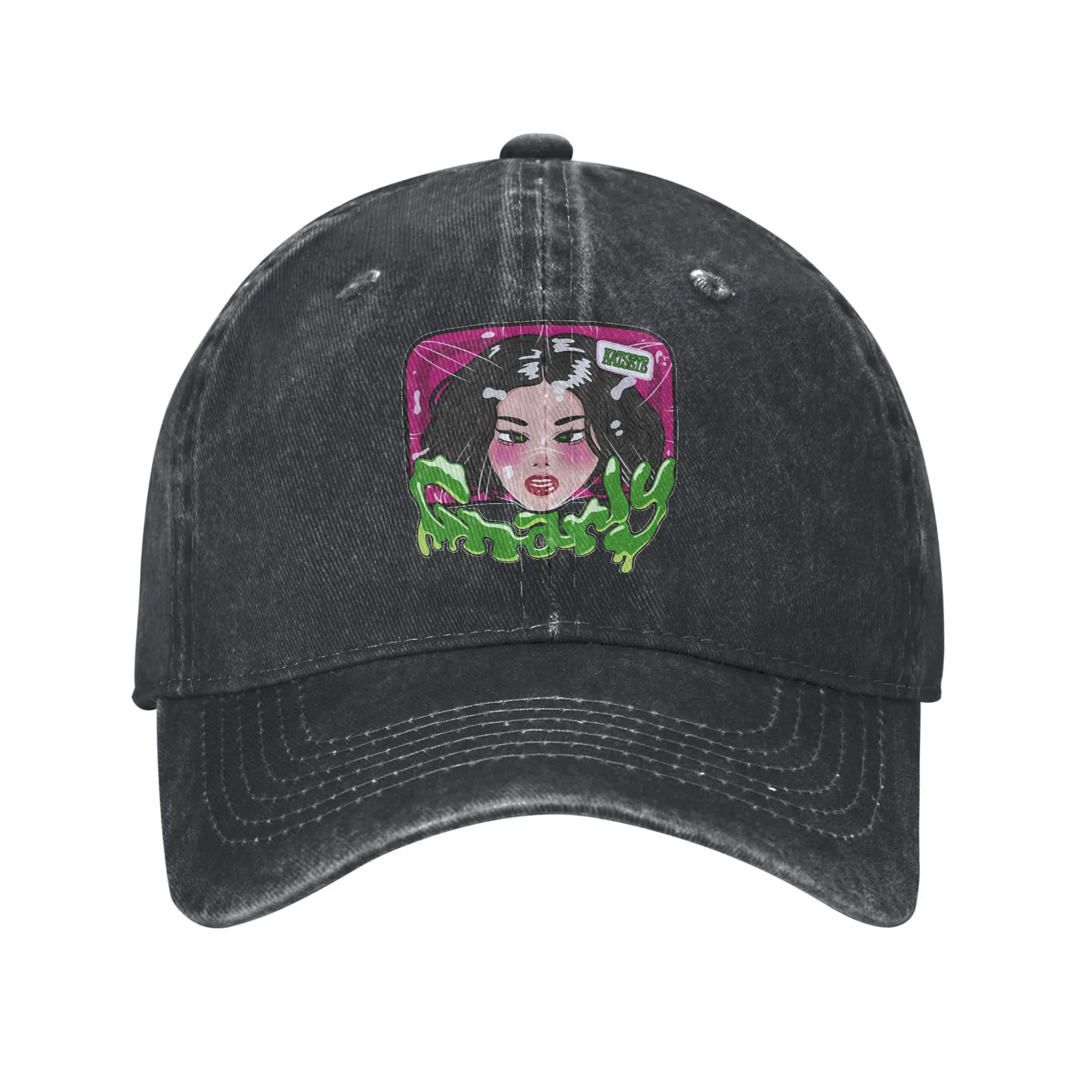 

KATSEYE Gnarly Yoonchae Sun Baseball Cap Couple Women Custom Logo Hip Hop Hats Summer Casual Outdoor Sports Baseball Caps