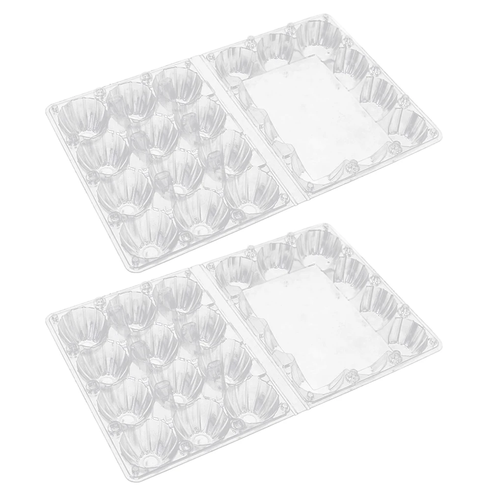 

10 шт., 12 сеток, прозрачная коробка для яиц, стабилизированный дизайн для кемпинга, пикника, холодильника, экономия места, ящик для яиц