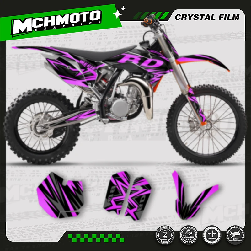 

MCHMFG For KTM 2013 2014 2015 2016 2017 SX85 Motorcycle Fairing Graphics Background Decal Stickers Number Name Custom