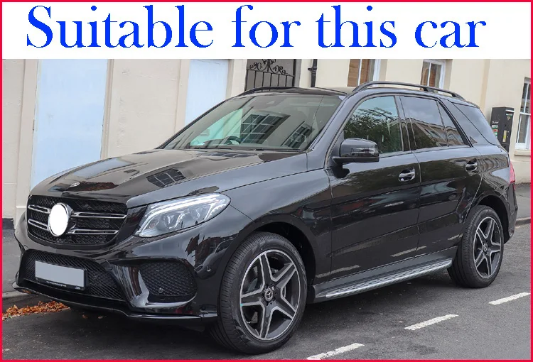 Plastic Car Window Visors Rain Sun Visor Shield Cove Accessories 4PCS W166 For Mercedes-Benz GLE-Class GLE  2016 2017 2018