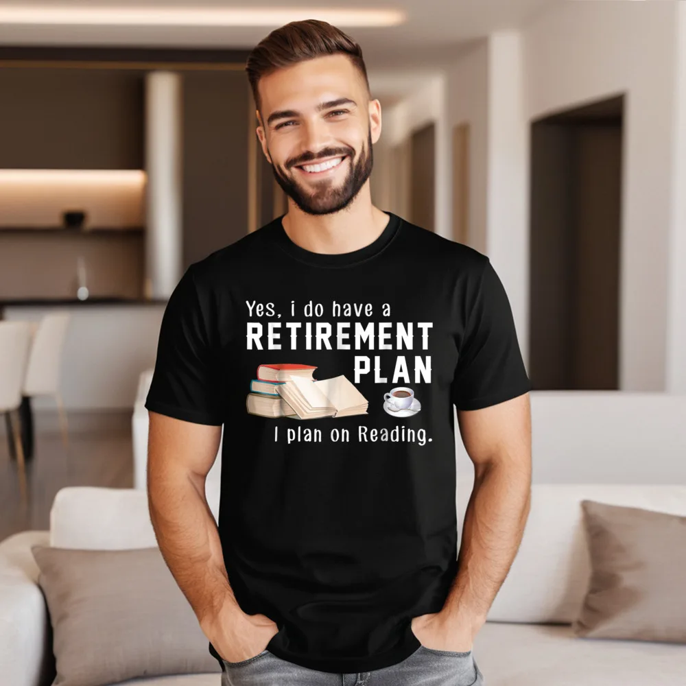 Casual I Plan On Reading Funny T-shirts Special Christmas Short Sleeve O-Neck Tops & Tees 100% Cotton Mens Geek Tops Shirts