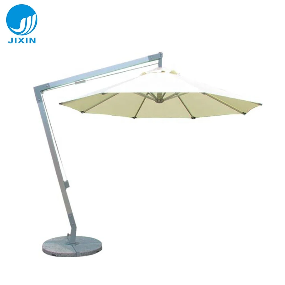 New Arrival Traditional Outdoor Garden Patio Hotel Waterproof Sunshade Summer Umbrella Cantilever Parasols for Solar Beach Mall
