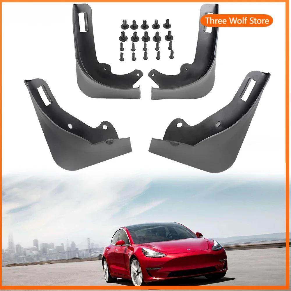 

for Tesla Model Y 2023 2022 2021 2020 Mudflaps Splash Guards MudGuards Mud Flaps Fender Car Protect Front Rear Wheel Accessories