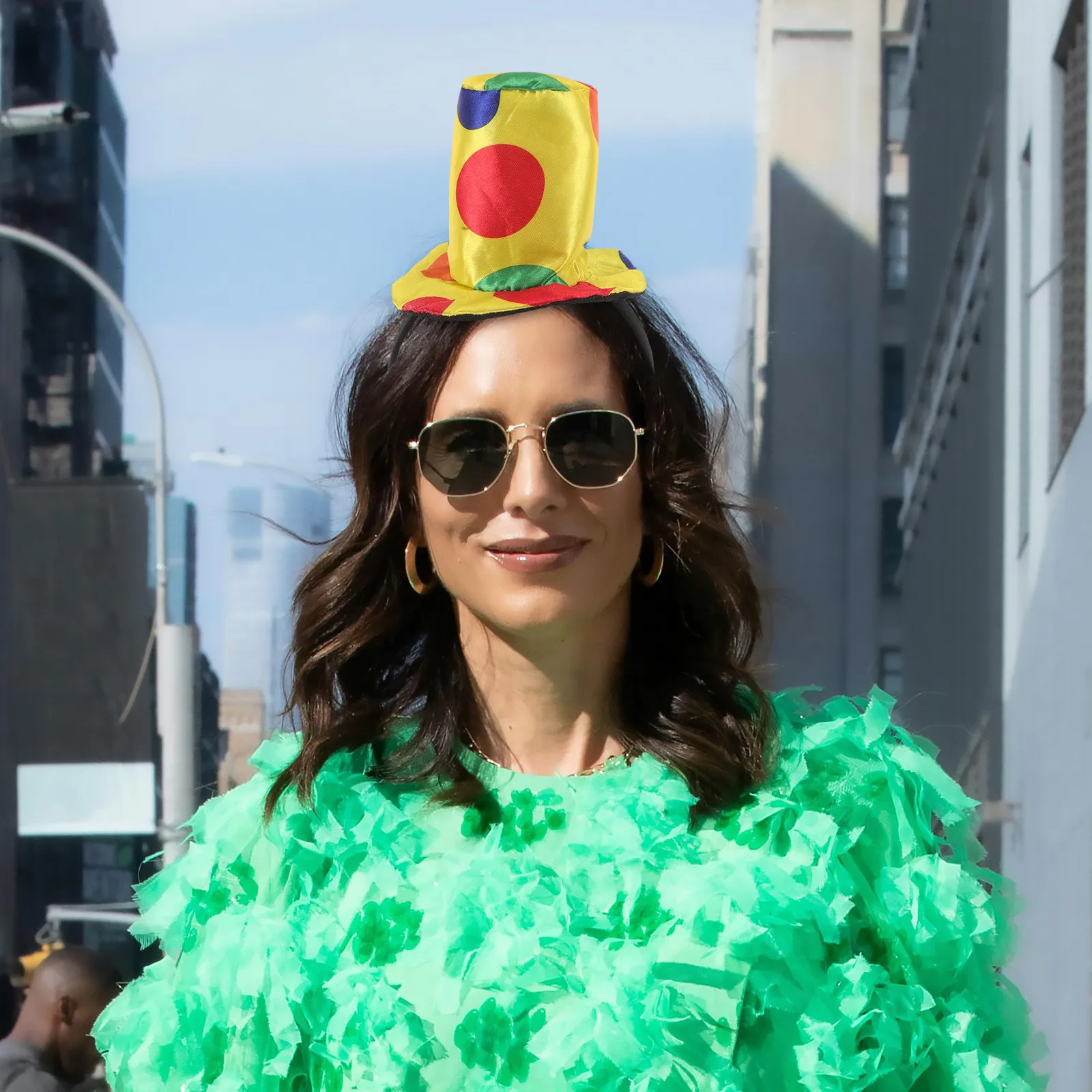 

Набор из 2 повязок на голову в виде клоунских колпаков, уникальные причудливые головные уборы, удобные для Хэллоуина, карнавала, дня рождения, цирка, для взрослых и детей