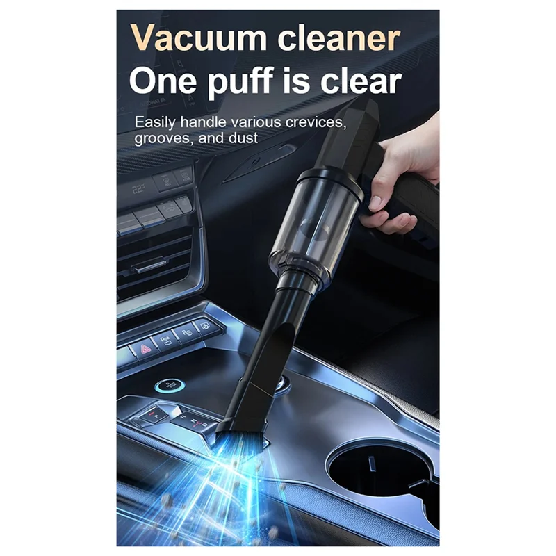 AB42-2 - พัดลมดูดฝุ่นใน 1 เทอร์โบสำหรับทำความสะอาดคีย์บอร์ดคอมพิวเตอร์พัดลมรุนแรง + เครื่องมือทำความสะอาดเครื่องดูดฝุ่น