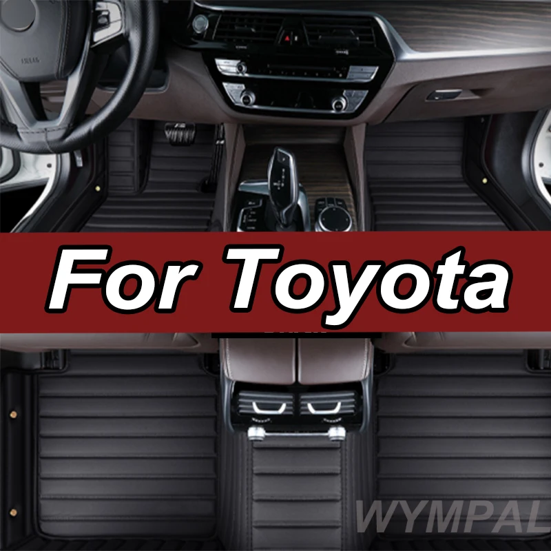 

Роскошные автомобильные коврики для Toyota Land Cruiser Mark X Corolla Hybrid Prius Avensis, аксессуары, сменные ковры, водонепроницаемые