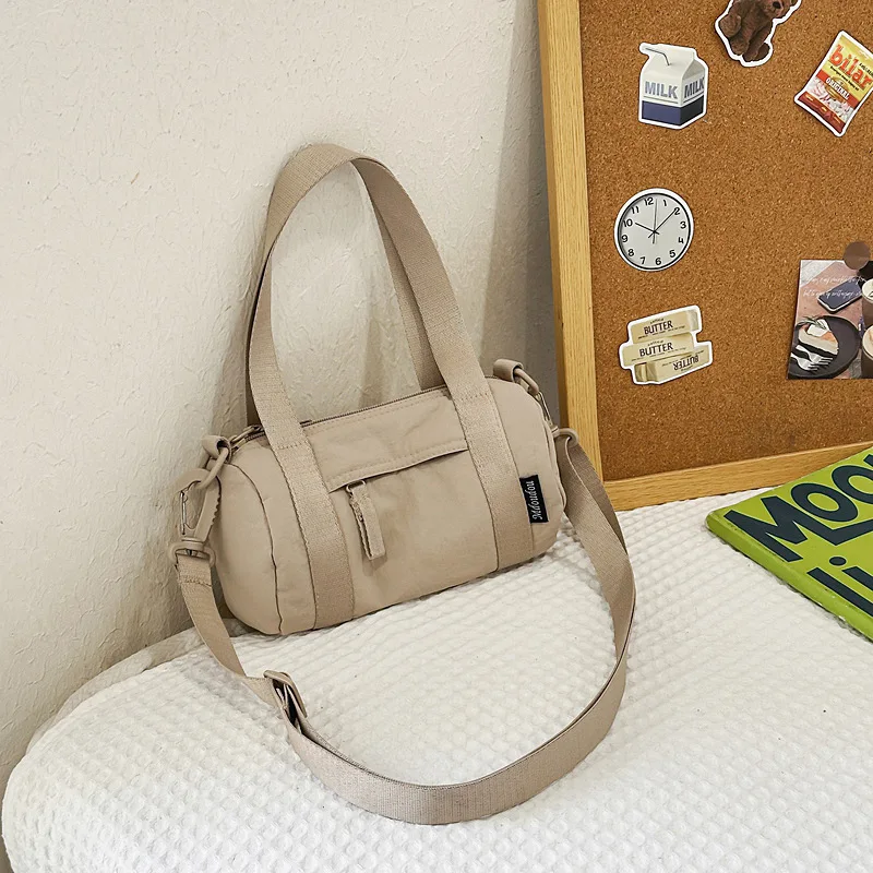 

2025 New Fashion Handbag Leisure Small Bag Crossbody Bag Women's Multifunctional Simple Cylinder Bag Student Shoulder Bags