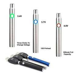 Penna per carrello batteria a 510 fili penna di alimentazione intelligente a tensione regolabile compatibile con cartuccia, Mini Kit saldatore con caricatore USB