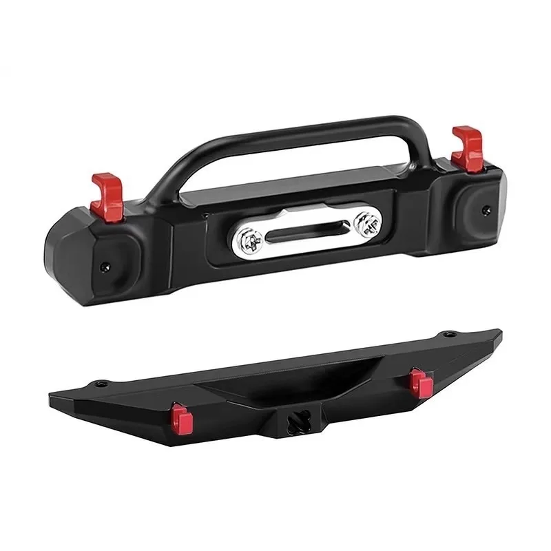 Metal Front Rear Bumper For Axial Scx30 1/30  Wrangler Rc Crawler Car Upgrade Accessory Non Destructive Replacement In Stock