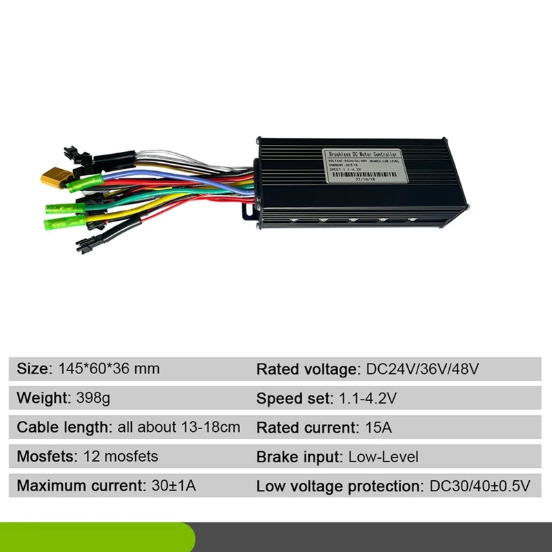 36V 48V 750W 1000W Electric Scooter Motor 30A Controller Intelligent Brushless Three-Mode Controller+S866 Display Kit