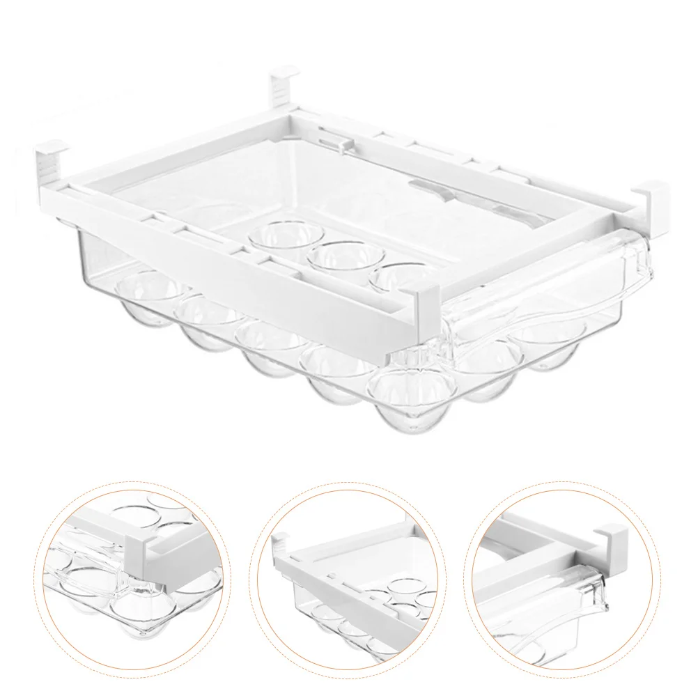 

Refrigerator Storage Box ganizer ABS PET Large Capacity Fridge Keeper Compact Space Saving for Refrigerator