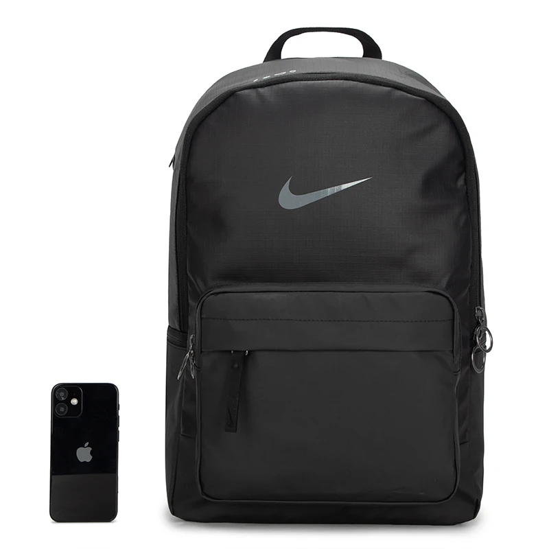 Nike Heritage Winterized Eugene Unisex Zipper Casual Solid Color Backpack Dual Shoulder Bag Brand Logo DN3592-010