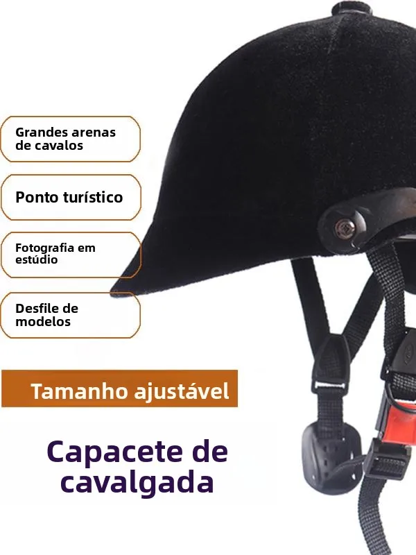 adjustable-riding-helmet-equestrian-safety-hat-men's-women's-riding-cap-horseball-equipment-horseback-riding-gear