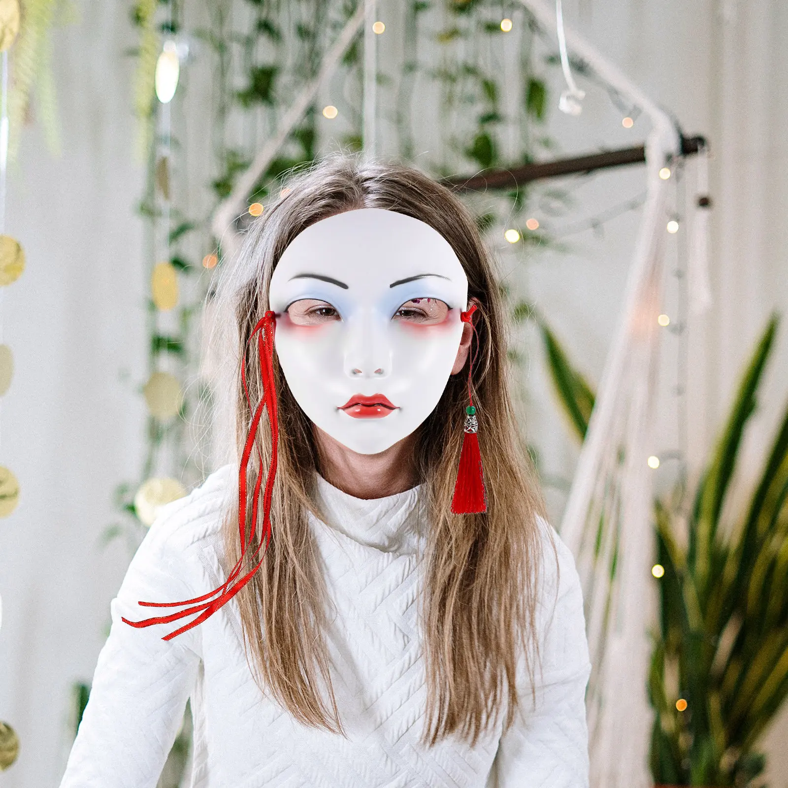 

Маскарадная маска в китайском стиле для косплея, вечеринок, Хэллоуина, маскарадных балов, сценических выступлений, реквизит и декор