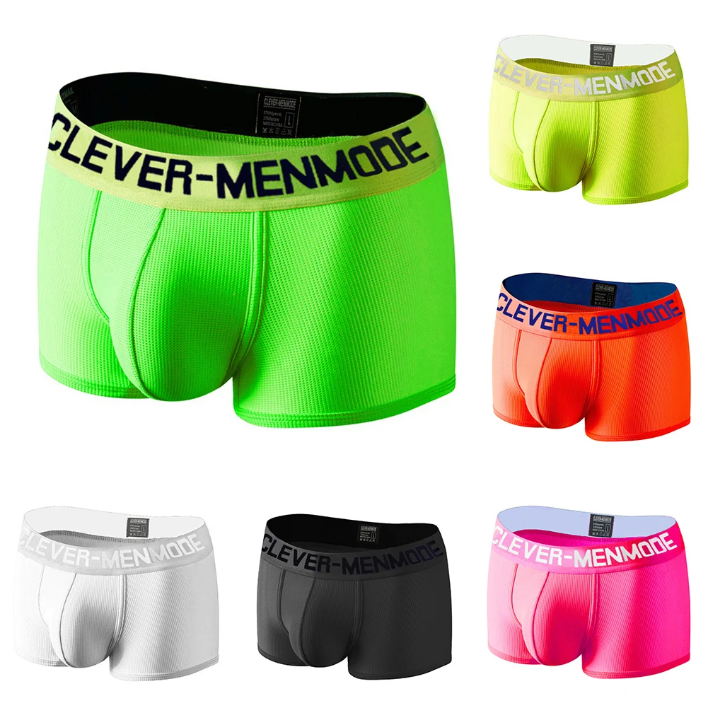 سراويل داخلية مريحة للرجال تسمح بمرور الهواء لعلامة الراحة اليومية مقاس M-2XL ملابس داخلية مسطحة البيانات #6