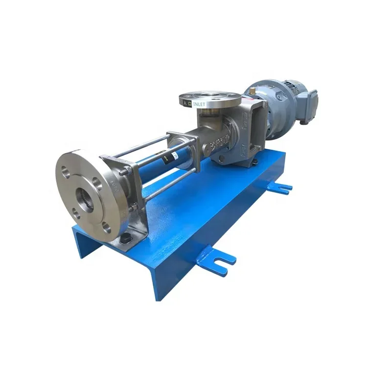 

NM015BY01L06B 304/316L SS food grade honey progressing cavity single screw pump PCP NM015BY02S12B