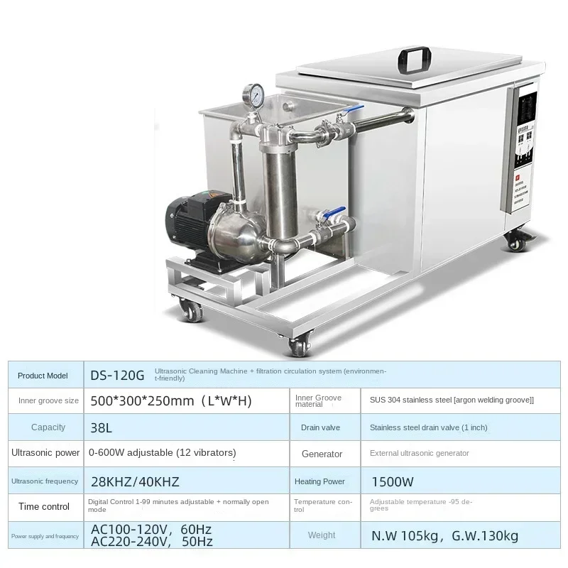 

Ultrasonic Cleaning Machine Industrial High-power Three-slot Capacity Wax, Oil And Rust Removal Hardware Mold Drying