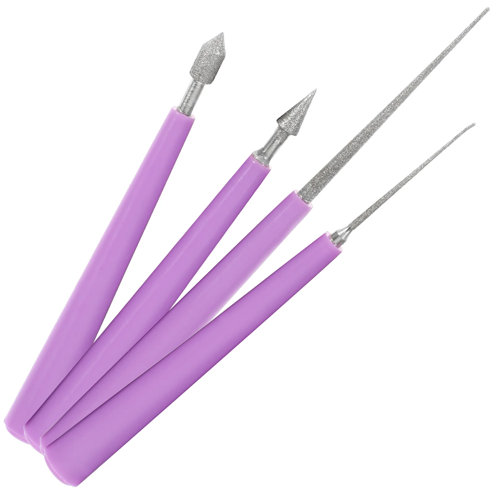 1 مجموعة/5 قطع حبة ثقب مخرطة إبرة طحن حبة التوسيع فتاحة الحفر الناخس تصفيح الحرفية عدد وأدوات (الأرجواني)