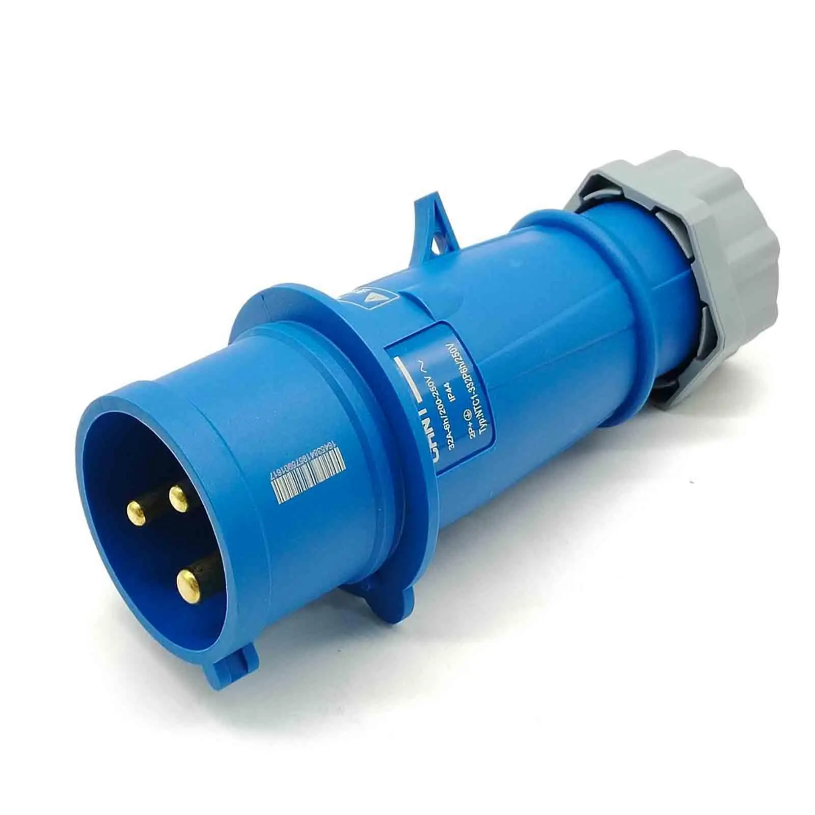 IEC60309 Waterproof Industrial CEE Connector Plug 3Pin 32A 230V 2P+E IP44