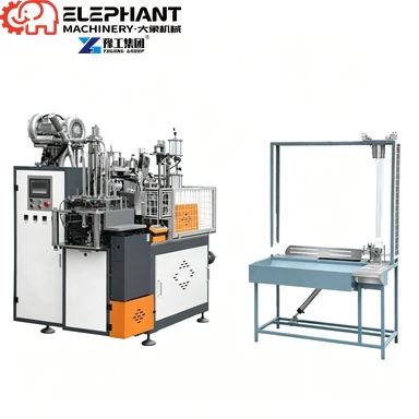 Ice Cream Bowl And Coffee Cup Machine 1.5-16 Oz Paper Cup Making Machine Fully Automatic Paper Cup Machine Production Line
