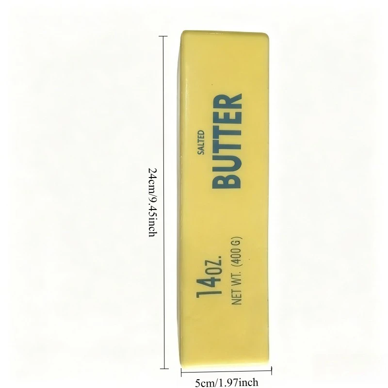 Giant Creamy Butter Bar Slow Rising Squishy Toy Soft Sensory Stretchy Strip Kids Fidget Toy Reusable Classroom Birthday Party Re