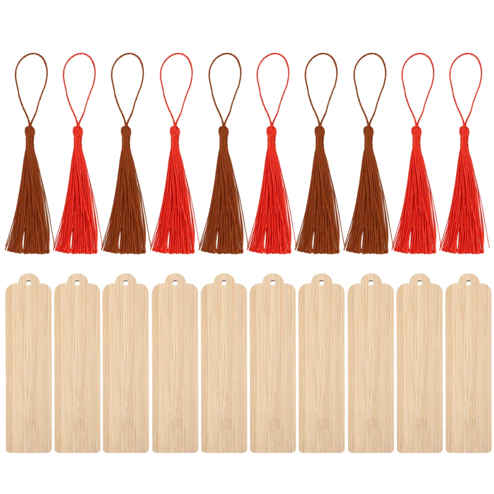 

1 set 1 Set Blank Cutouts Unfinished Diy Craft Chips Smooth Slices For Drawing Kids Painting Gift Decorative Tag Tassel Bamboo