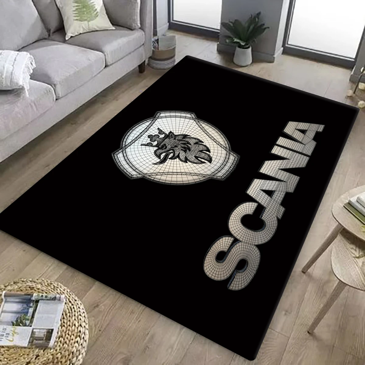 S-Scanias Top Truck printed Carpet Non-slip Multi Function carpet Living Room Rugs Entrance Floor mat Home Kitchen Hallway Decor