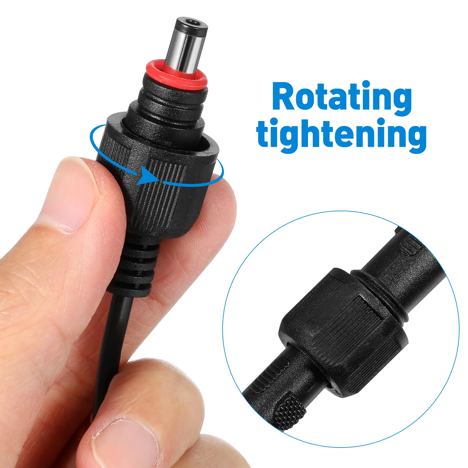 

Monitoring Extension Cable 5M Solar Panel Cord Light Water Pump Electric Wire DC Power Supply Equipment Power Cord Extension