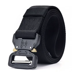 Tactical Belt Set Military Nylon Outdoor Belts Men Training Belt Metal Tactical Strap Sets Hunting Accessories