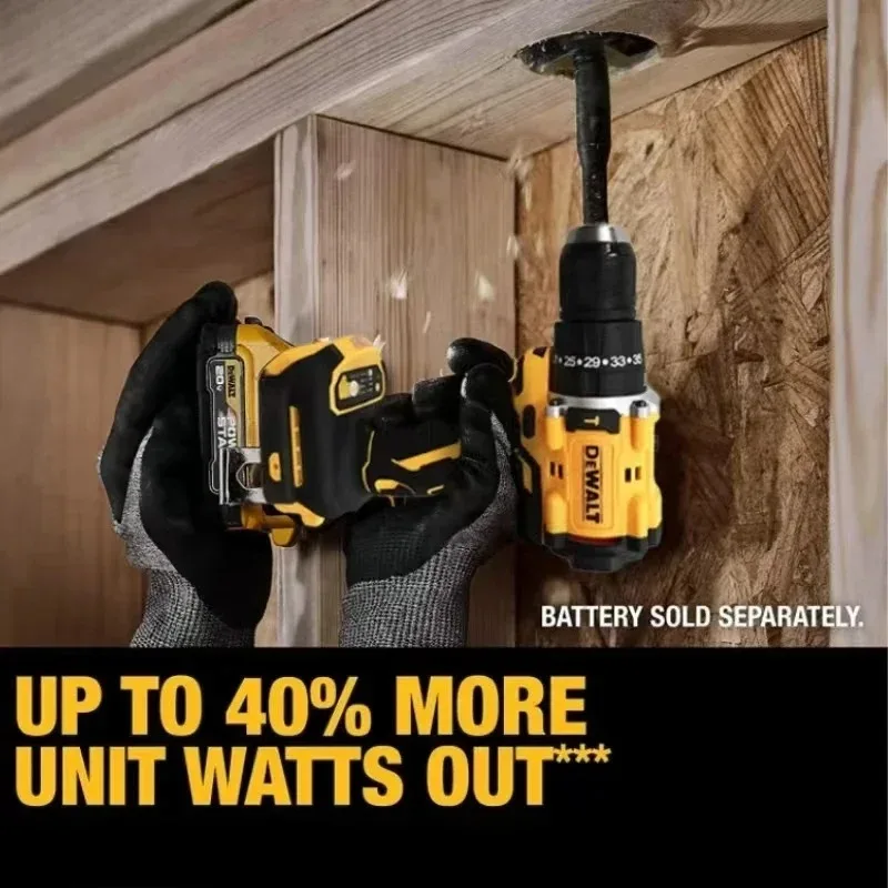 

Аккумуляторная ударная дрель-шуруповерт DEWALT 20V Max с бесщеточным двигателем, многофункциональный ручной инструмент для дома и ремонта