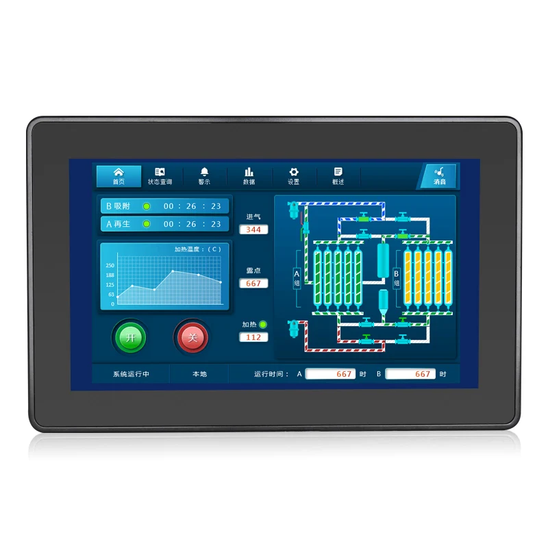 21.5 Inch Rugged Wall Mounted Panel PC Waterproof IP65 X86 J1900 J4125 J6412 Heavy Industrial Touch Screen All In One Computer