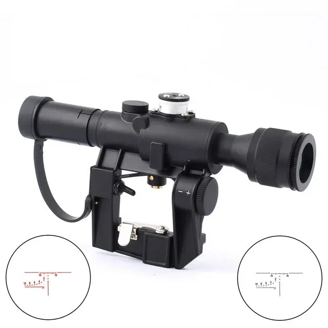 For tactical red light 4X24 PSO-1 reticle sight