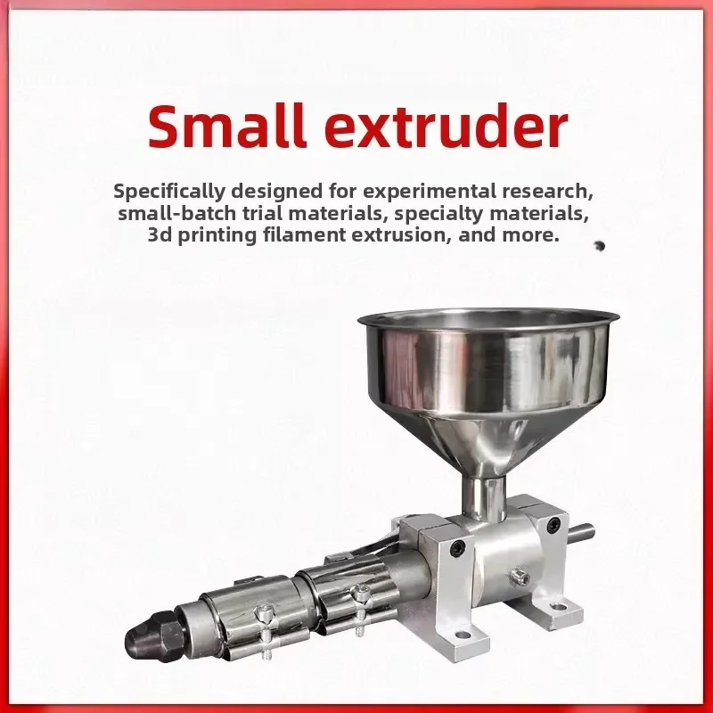 for Extrusion Maker Compact Single Screw Heated Barrel Micro Machine Melts Compound Powder to Create 3D Printing Filament