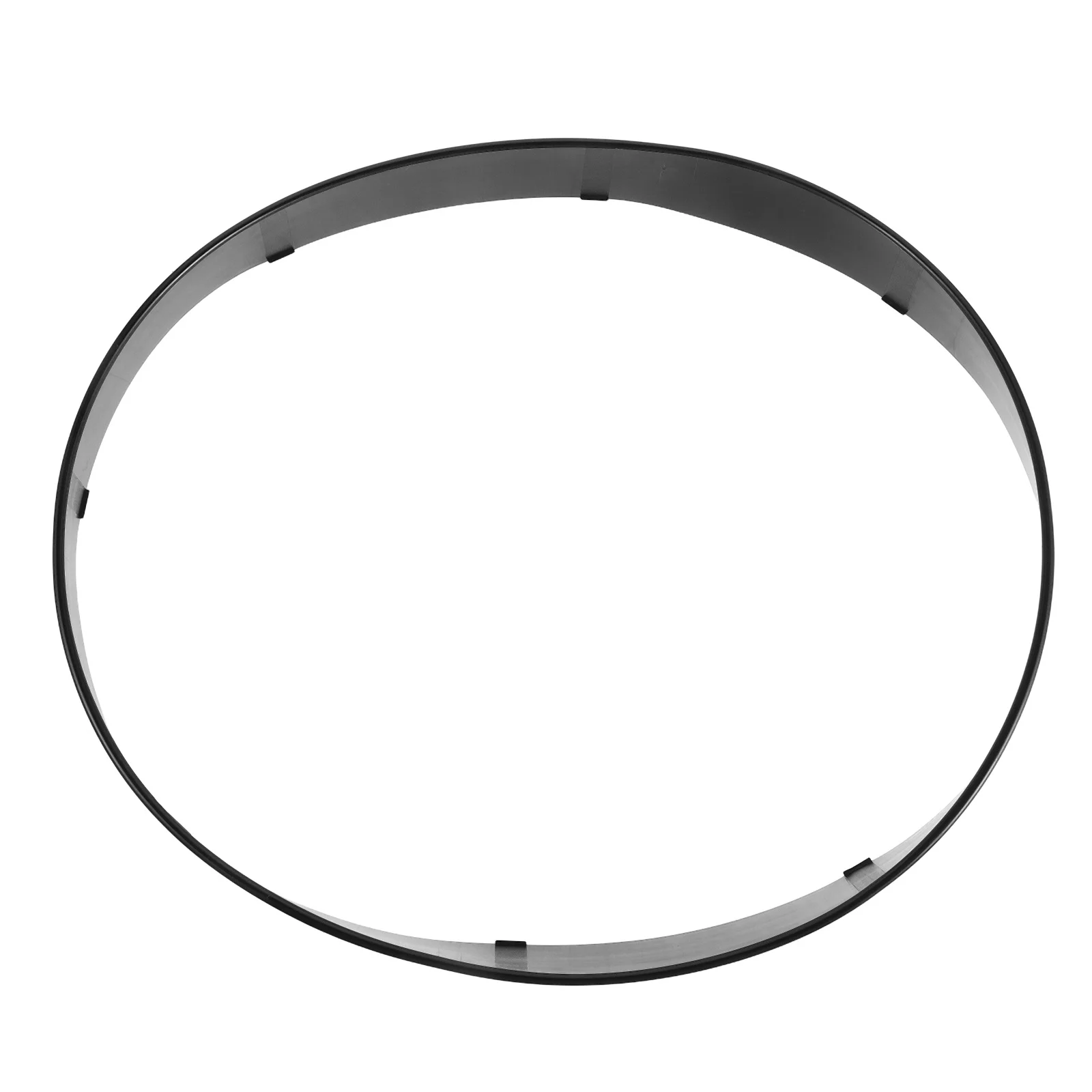 

Wall Clock Border Plastic Frame Replacement 14Inch Black Thin Minimalist Round Quartz Clock Shell Trim Scratch Resistant Home