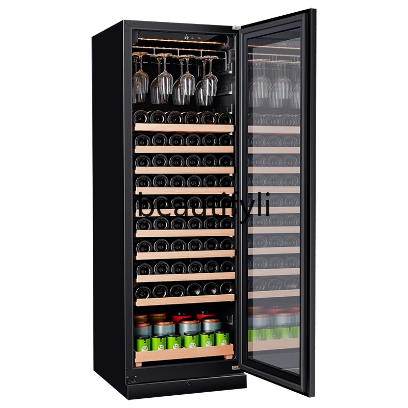 

Шкаф для красного вина, холодильный шкаф с постоянной температурой, бытовой компрессор для гостиной, свежее охлаждение