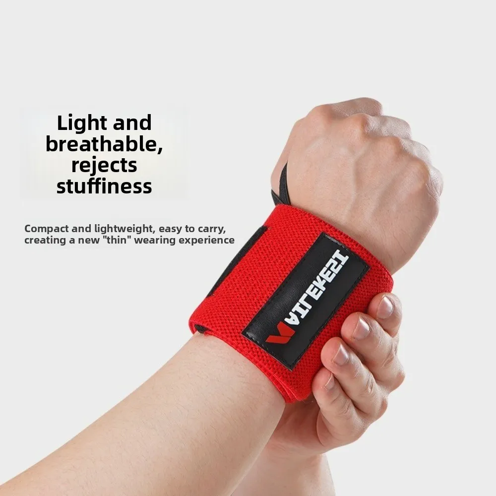 حزام مساعدة رياضي للرجال لرفع الأثقال ورفع الأثقال وحزام معصم عبر الحدود احترافي للياقة البدنية المضغوطة