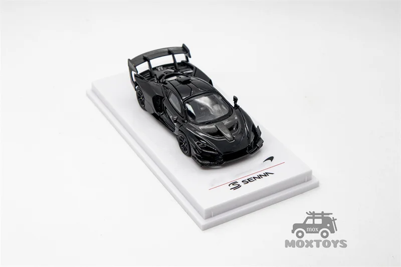 CM MODEL 1:64 SennaGTR Black Diecast Model Car